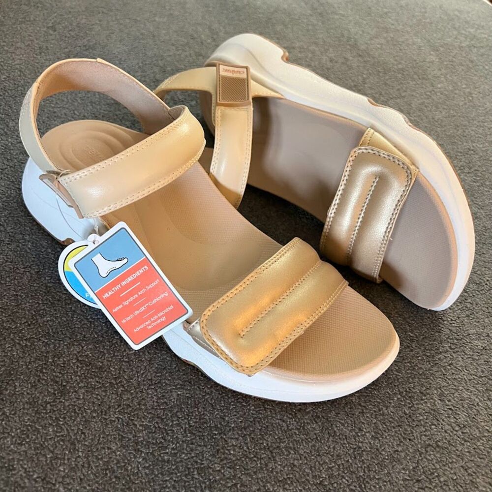 NEW Aetrex Whit Water-Friendly Sport Sandals, Size 9